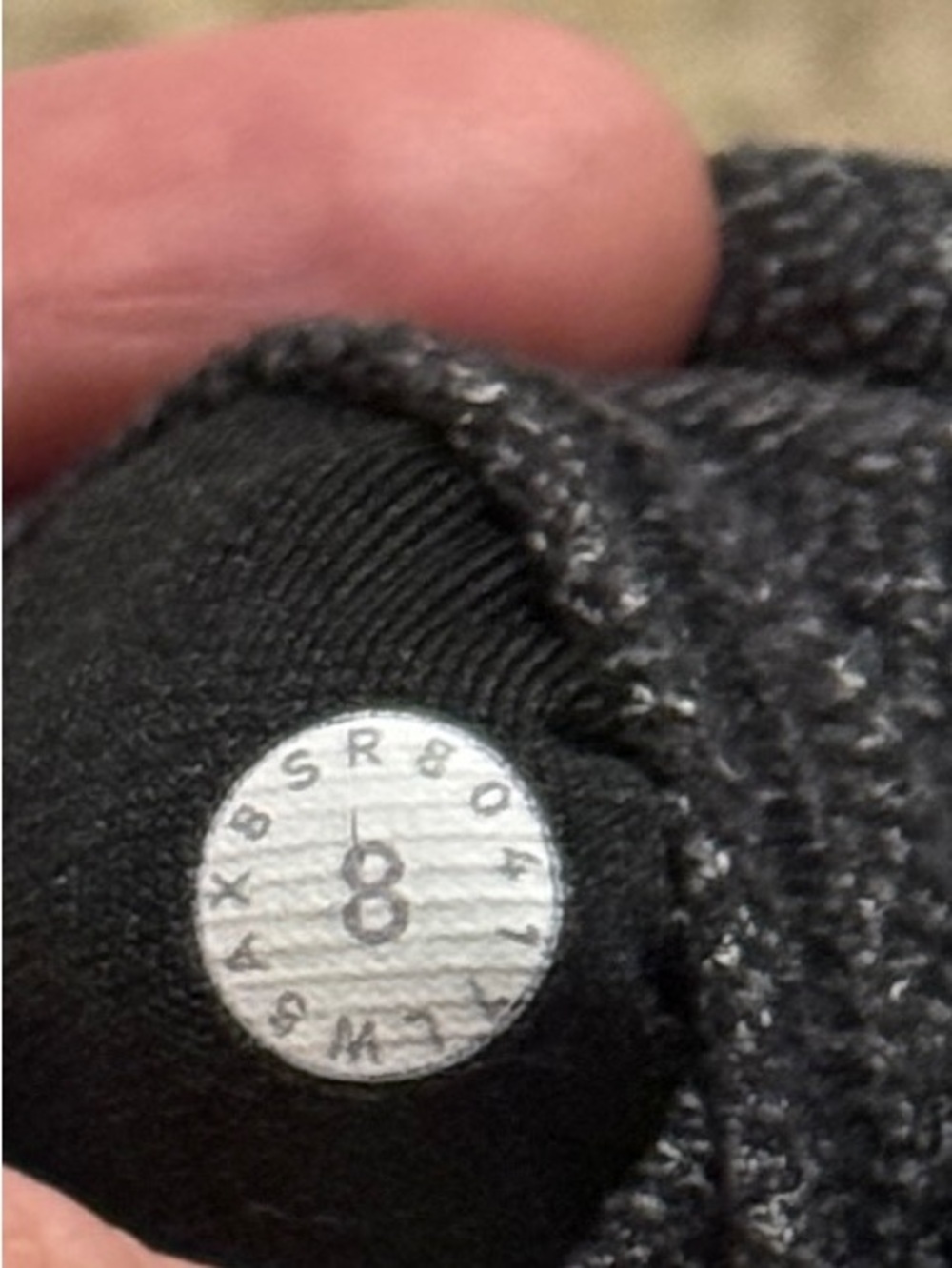 Lululemon Wunder Under High Rise HR Tight Awaken 25" Black White Knit 8 - Picture 7 of 7
